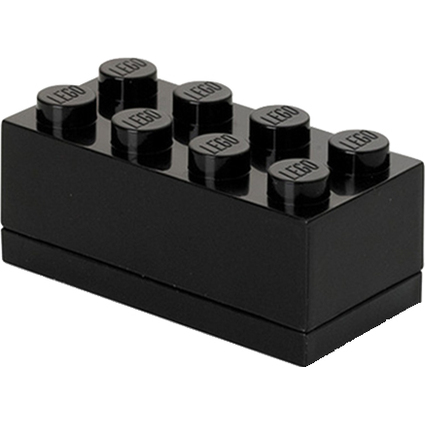 LEGO Bote  snack MINI BOX 8, 110 ml, noir