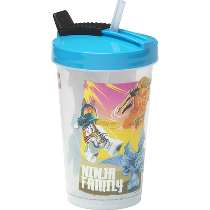 LEGO Gobelet avec paille NINJAGO, 0,5 litre