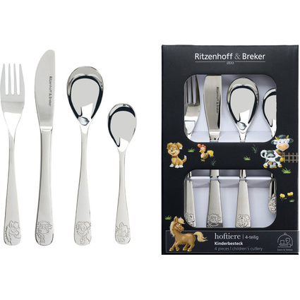 Ritzenhoff & Breker Couverts ANIMAUX DE LA FERME, 4 pices