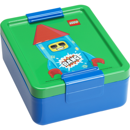 LEGO Bote  goter LUNCH BOX FIREWORK GUY, bleu