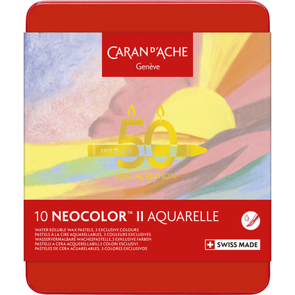 CARAN D'ACHE Pastel  la cire NEOCOLOR II Aquarelle "Pastel"