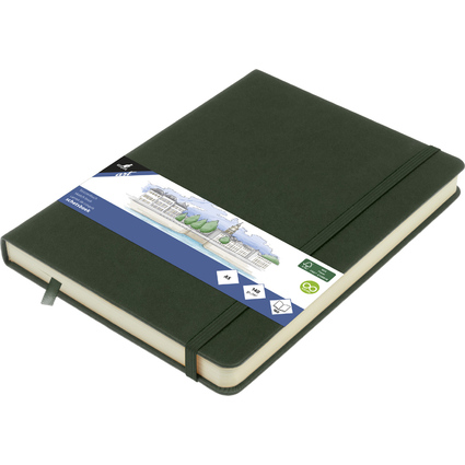 kangaro Cahier de croquis, 160 pages, A5, forest green