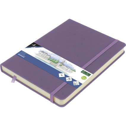 kangaro Cahier de croquis, 160 pages, A5, heather purple