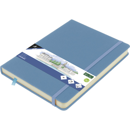 kangaro Cahier de croquis, 160 pages, A5, sky blue
