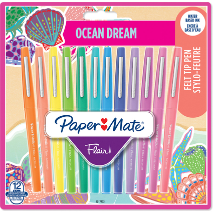 Paper:Mate Feutre Flair "Ocan Dream", tui de 12