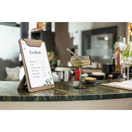 sigel Porte-menu  pince, A5, beige