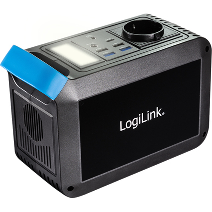 LogiLink Mobiles Ladegert/Powerstation, 200 Watt, schwarz