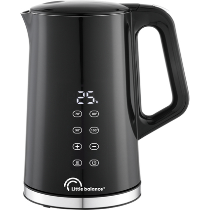 Little balance Bouilloire Black Digital, 1,7 L, noir