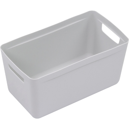 kangaro Bote de rangement, PP, 8 litres, gris