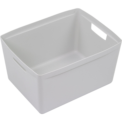 kangaro Aufbewahrungsbox, PP, 28 Liter, grau