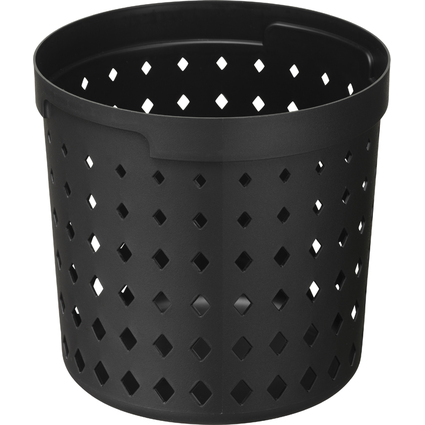 NHG Bac de rangement SEOUL ROUND ORGANIZER L, noir