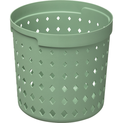 NHG Bac de rangement SEOUL ROUND ORGANIZER L, vert