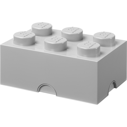 LEGO Brique de rangement STORAGE BRICK 6, 8,47 L, gris