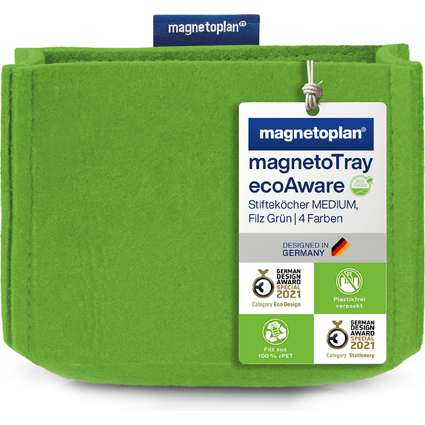 magnetoplan Pot  crayons magnetoTray, moyen, vert