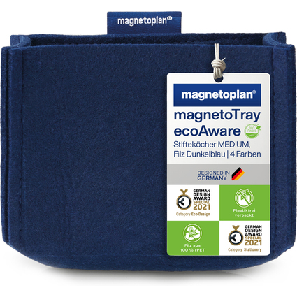 magnetoplan Pot  crayons magnetoTray, moyen, bleu