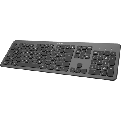 hama Funk Tastatur "KW-700", kabellos, anthrazit/schwarz