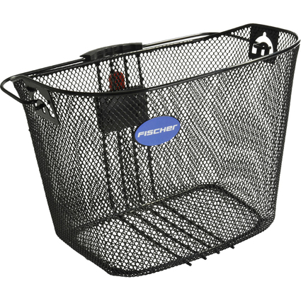 FISCHER Panier pour guidon de vlo, fixation rapide, noir