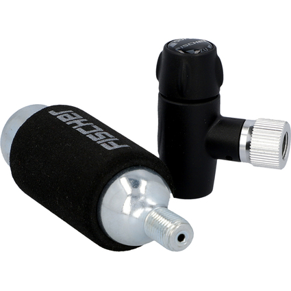 FISCHER Pompe  air pour vlo et cartouche CO2