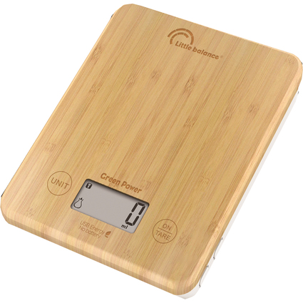 Little balance Balance de cuisine Slim Bambou