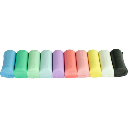 Kores Pte  modeler "PLASTILINA Pastel", 10 couleurs pastel