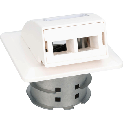 DIGITUS FTTH Glasfaser Unterputz-Wandanschlussdose, wei