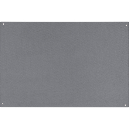Bi-Office Tableau en feutre sans cadre, 1.200 x 900 mm, gris