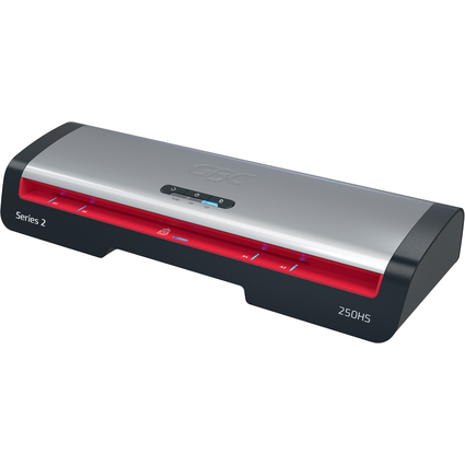 GBC Plastifieuse 250HS, jusqu'au format A3,noir/argent/rouge