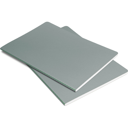 sigel Carnet Linescape, A5, lign, gris / vert fluo