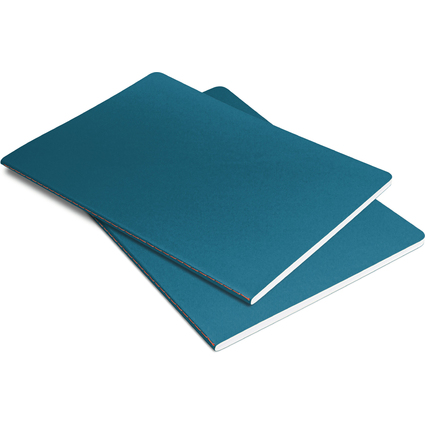 sigel Carnet Linescape, A5, lign, bleu / orange fluo