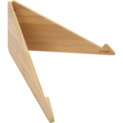 sigel Support pour laptop et tablette Eyestyle, en bambou