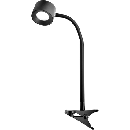 APS Pince de table avec bras flexible VALUMO, noir