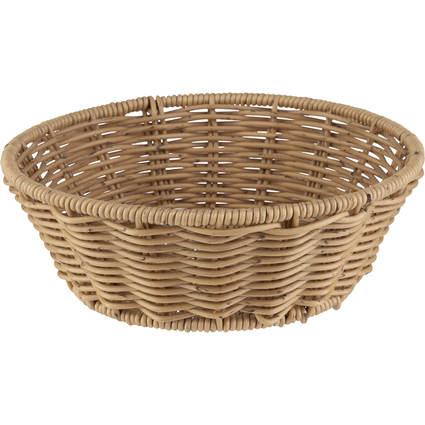 APS Corbeille  pain COVE, rond, diamtre: 200 mm, beige
