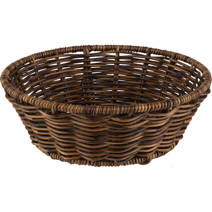 APS Corbeille  pain COVE, rond, diamtre: 200 mm, marron