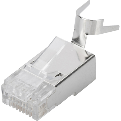 DIGITUS Connecteur RJ45 mle pour cble rond, cat. 6A