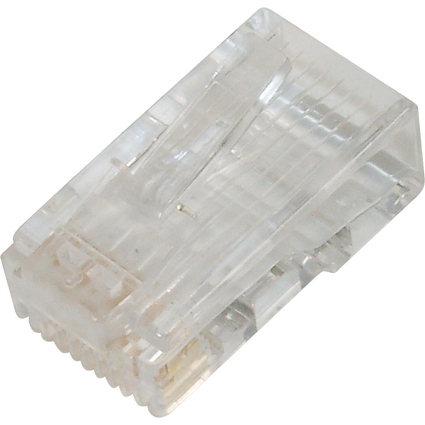 DIGITUS Connecteur RJ45 mle pour cble rond, cat. 6