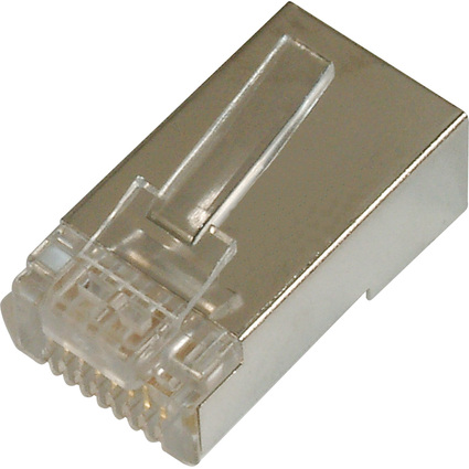 DIGITUS Connecteur RJ45 mle pour cble rond, cat. 6