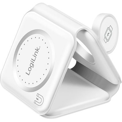 LogiLink Station de charge pour iPhone/Apple Watch/AirPods