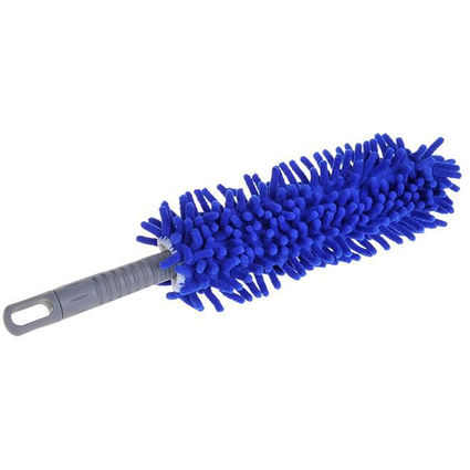IWH Brosse microfibres pour jantes, bleu/gris
