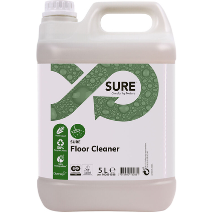 SURE Nettoyant pour sols "Floor Cleaner", flacon de 5 litres