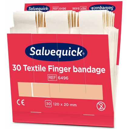 CEDERROTH Salvequick Pansement pour doigt, textile