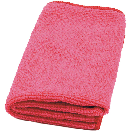 TASKI Chiffon microfibres "MyMicro", 360 x 360 mm, rouge