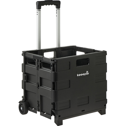 keeeper Chariot de transport "olli" avec bote pliante, 45 L