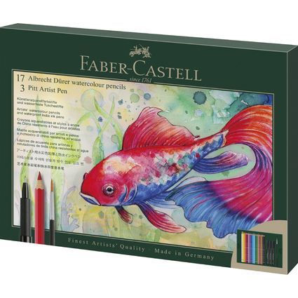 FABER-CASTELL Kit cadeau ALBRECHT DRER, 21 pices