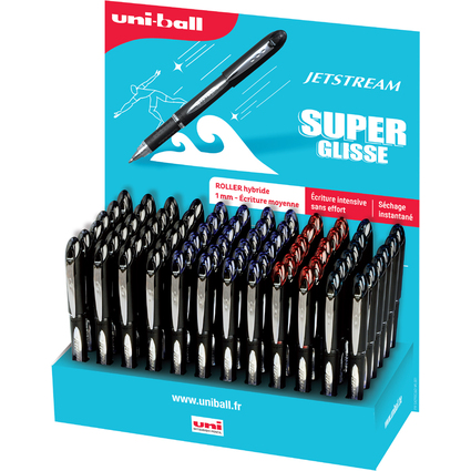 uni-ball Stylo roller encre JETSTREAM SX210,prsentoir de 72