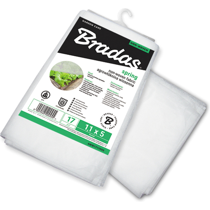 Bradas Toile non tisse, 1,1 x 20 m, blanc