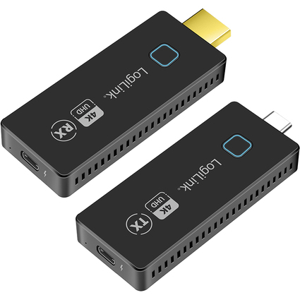 LogiLink Kit amplificateur HDMI Wireless 4K/30Hz, 30 m, noir