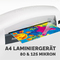 Fellowes Plastifieuse Lunar A4, gris lumire