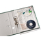 LEITZ Pochette perfore avec rabat CD, A4, PP, 0,12 mm,