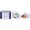 sigel cartes de visite doubles 3C, 90/180 x 55 mm, extra
