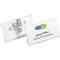 DURABLE Porte-badge avec pince & pingle, en acrylique